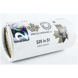 RCM Special LE Wrap Roll 2020 - Loon Dollar Coin. 25 x 1.00 'First Strikes'