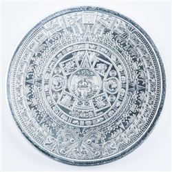 Aztec Calendar .999 Fine Silver Round. 1oz.