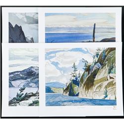 A.J. Casson (1898-1992) Superior Country 4 Giclee Folio 12x13" Unframed with C.O.A. Matched LE
