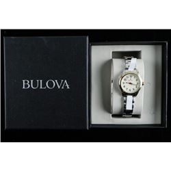 Ladies BULOVA Quartz Watch, Two Tone MSR 210