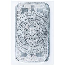 Aztec Calendar .999 Fine Silver Bar. 1oz. Very Collectible