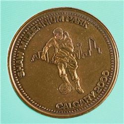 Calgary 2000 Soccer Coin