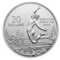 Sold Out - Royal Canadian Mint Summer Time .9999 Fine Silver 20.00 Coin.