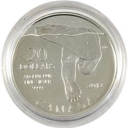 Sold Out - Royal Canadian Mint Polar Bear .9999 Fine Silver 20.00 Coin.