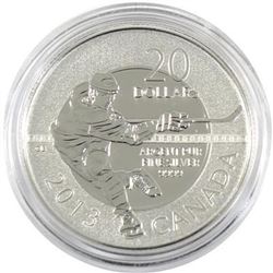 Sold Out - Royal Canadian Mint Hockey .9999 Fine Silver 20.00 Coin.