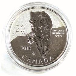 Sold Out - Royal Canadian Mint Wolf .9999 Fine Silver 20.00 Coin.