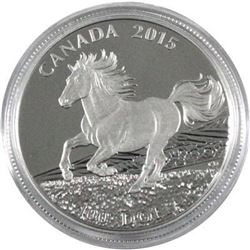 Sold Out - Royal Canadian Mint Canada's Horse .9999 Fine Silver 100.00 Coin.