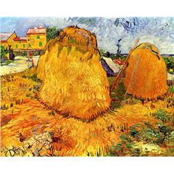 Van Gogh - Haystacks In Provence 2