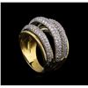 Image 4 : 1.74 ctw Diamond Ring - 14KT Two-Tone Gold