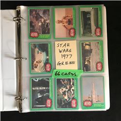 1977 STAR WARS GREEN CARDS (66 CARDS)