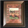 Image 1 : 2 COIN SETS  FRAMED "THE WAY WEST" FORTY NINERS LIBERTY HEAD NICKELS + THE WAY WEST BUFFALO NICKELS