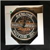 Image 1 : HARLEY DAVIDSON MOTORCYCLES BOTTLE CAP WALL CLOCK (BRAND NEW)