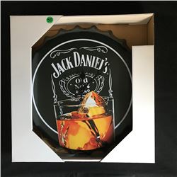 JACK DANIEL'S BOTTLE CAP WALL CLOCK (BRAND NEW)