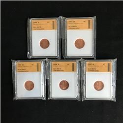 SGS MS70 ENCAPSULATED LINCOLN MEMORIAL CENT LOT