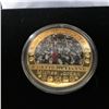 Image 2 : MICHAEL JORDAN "MVP" COMMEMORATIVE GOLD PLATED COIN w/ DISPLAY CASE