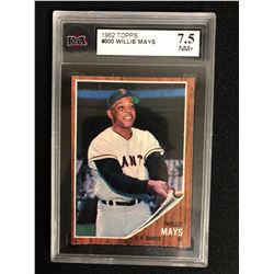 1962 TOPPS #300 WILLIE MAYS (7.5 NM+)