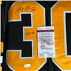 Image 3 : GERRY CHEEVERS SIGNED BRUINS JERSEY (JSA COA)