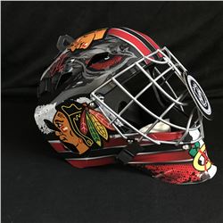 Corey Crawford Signed Chicago Blackhawks Goalie Mask (Schwartz COA)