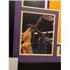 Image 3 : AUTOGRAPHED KOBE BRYANT 33x35 CUSTOM FRAMED LAKERS JERSEY (STEINER COA)