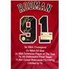 Image 2 : DENNIS RODMAN SIGNED CHICAGO BULLS JERSEY "HOF 2011" AND EMBROIDERED STATS (LE 3/10)