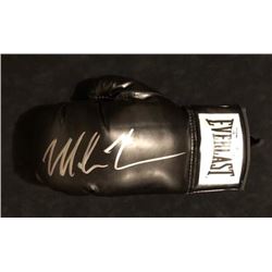 MIKE TYSON SIGNED BLACK EVERLAST BOXING GLOVE (FITERMAN SPORTS CERTIFIED)