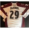 Image 1 : COLORADO AVALANCHE AUTOGRAPHED NATHAN MACKINNON JERSEY (FRAMEWORTH COA)