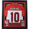 Image 1 : ARIZONA CARDINALS AUTOGRAPHED DEANDRE HOPKINS FRAMED JERSEY (JSA COA)