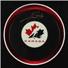 Image 2 : John Tavares, Sidney Crosby & Toews Signed Team Canada 19.5x20 Framed Hockey Puck Display (FSM COA)