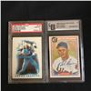 Image 1 : GRADED ANDRE DAWSON TIFFANY CARD PSA 10 ,AND BOB LEMON CERTIFIED AUTOGRAPH