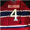 Image 1 : JEAN BELIVEAU SIGNED CANADIENS CAPTAIN JERSEY (BOSSA AUTHENTICS HOLOGRAM)