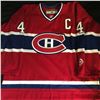 Image 3 : JEAN BELIVEAU SIGNED CANADIENS CAPTAIN JERSEY (BOSSA AUTHENTICS HOLOGRAM)