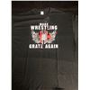 Image 2 : HOH TOMMY DREAMER "MAKE WRESTLING GRATE AGAIN" AUTOGRAPHED T-SHIRT