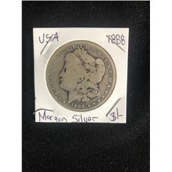 1888 USA MORGAN SILVER DOLLAR