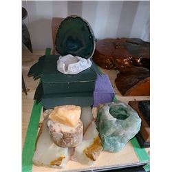 Salt Crystals, Agates and more Cat A