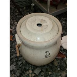 Antique lidded pot Cat B