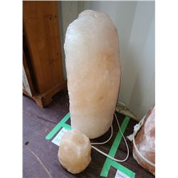 Large Himalayan Salt Crystal Lamp Cat A