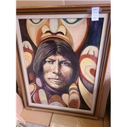 Painting of an IndianCat B