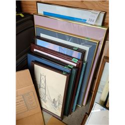 Assortment of Framed Art Cat B