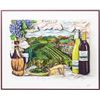 Image 2 : Charles Fazzino- 3D Construction Silkscreen Serigraph "A Tasting in Wine Country"