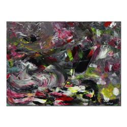 Tom Pergola,  The Storm  Original Acrylic Painting on Gallery Wrapped Canvas, Hand Signed with Lette