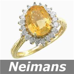 Neimans .75 ct Ruby & Diamond Pendant 14kt Gold USGL