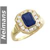 Image 1 : Neimans Gem .50 ct Emerald & Diamond Ring 14k Gold USGL