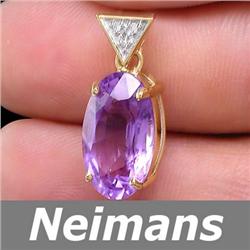 Vintage 1.50 ct Tanzanite & Diamond Ring 14kt Gold USGL