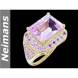 Certified Gem 1.00 ct Amethyst Stud Earrings 14kt Gold