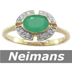 Neimans Gem 2.75 ct Amethyst & Diamond Ring 14kt Gold