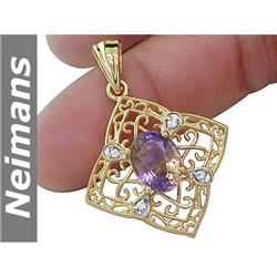 USGL Certified Gem 1.00 ct Ruby & Diamond Ring 14k Gold