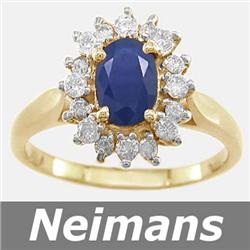 Neimans Certified .50 ct Diamond Cocktail Ring 14k Gold