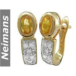 Vintage 2.25 ct Chrome Diopside & Diamond Ring 14k Gold