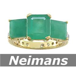 Gem Certified 1.00 ct Tanzanite & Diamond Ring 14K Gold