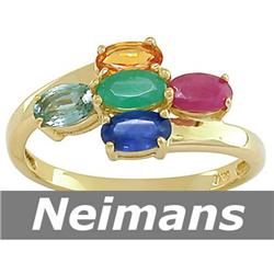 Certified Gem 5.50 ct Green Sapphire Bracelet 14kt Gold